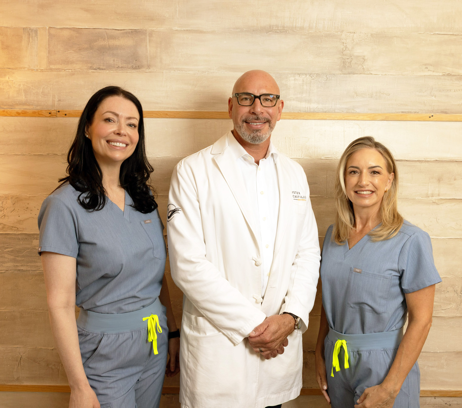 Post Op Therapy team with a referring surgeon